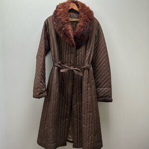 Vintage Jules Miller Puffer Trench Coat